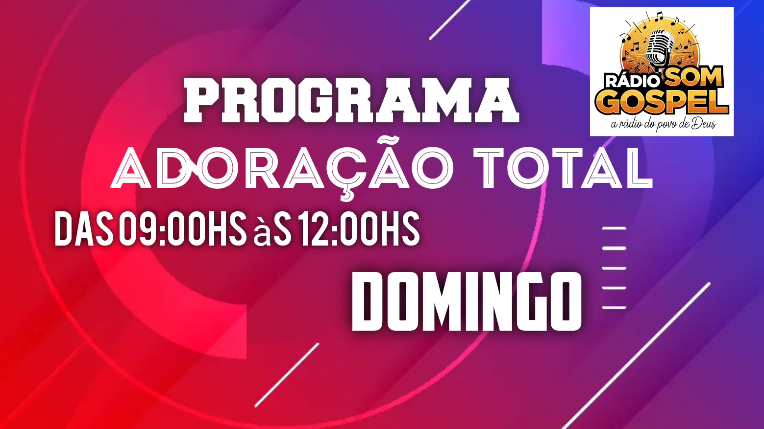 PROGRAMA ADORAÇÃO TOTAL